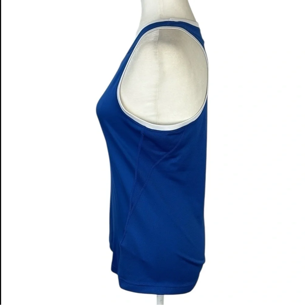 Nike Blue & White Racerback Athletic Dri-Fit Tank Size M
